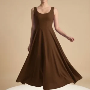 Stretchable Corset Fit & Flare Midi Dress